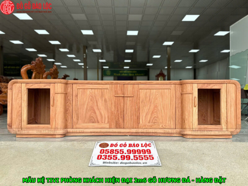 Kệ Tivi Gỗ Hương Hiện Đại: Tuyệt Tác Nội Thất Cho Không Gian Sống Sang Trọng