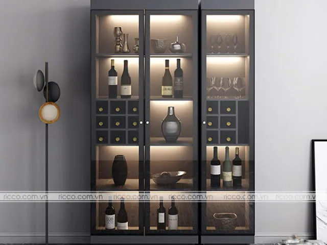 Tham khảo ngay mẫu tủ kệ đựng rượu đơn giản mà đẹp