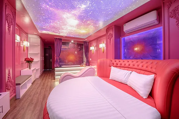 Nhà nghỉ có ghế tantra mang đến trải nghiệm mới mẻ, đặc biệt với thiết kế phòng tắm độc đáo