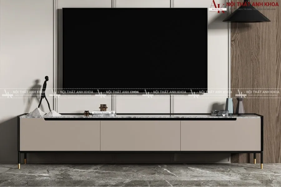 Tại sao kích thước kệ tivi phòng khách lại quan trọng