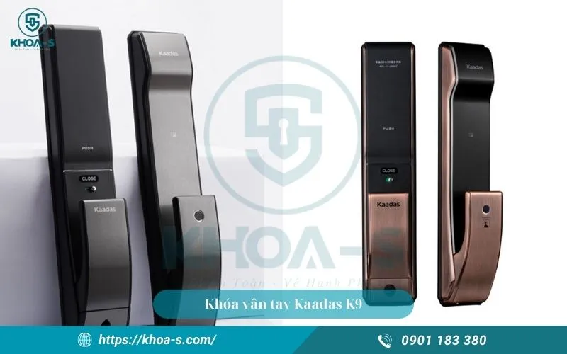Khóa vân tay Kaadas K9 là dòng khóa kéo - đẩy hiện đại