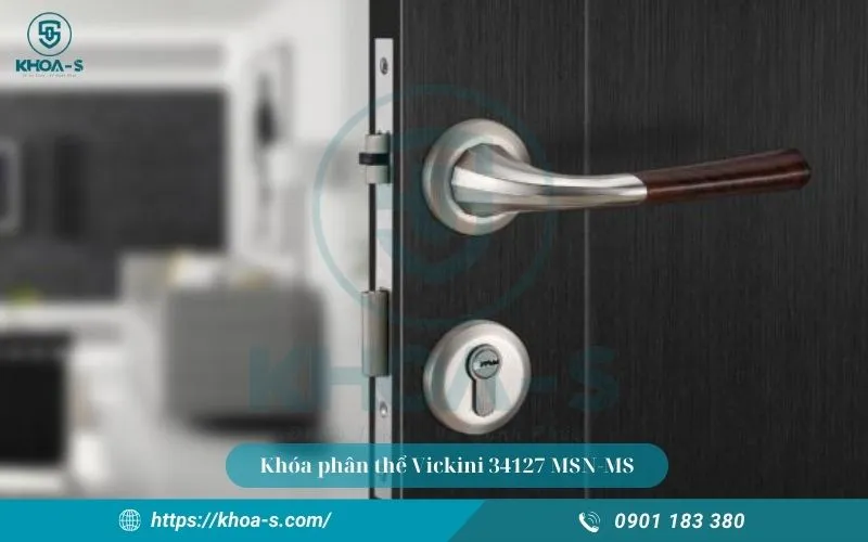 Khóa phân thể Vickini 34127 MSN-MS có tay cầm là điểm nhấn độc đáo