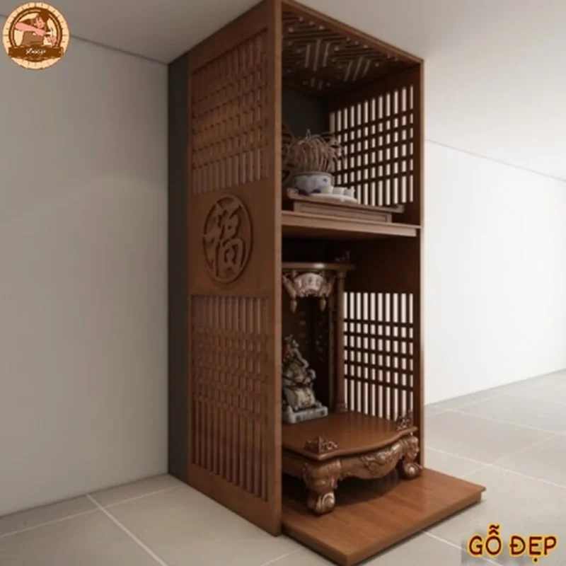 Khoảng cách giật cấp chuẩn cho bàn thờ hai tầng