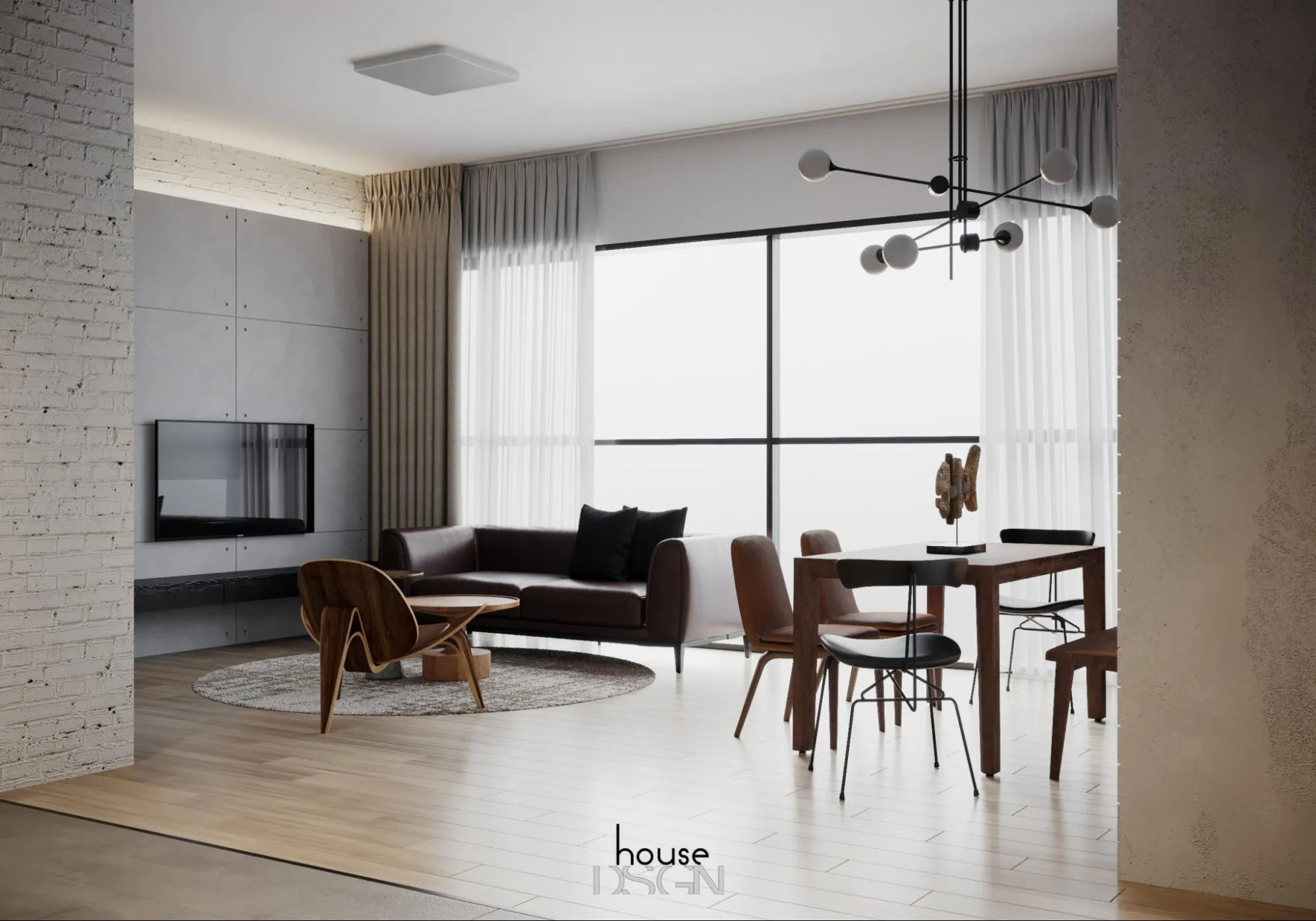 thiết kế không gian nhà đẹp