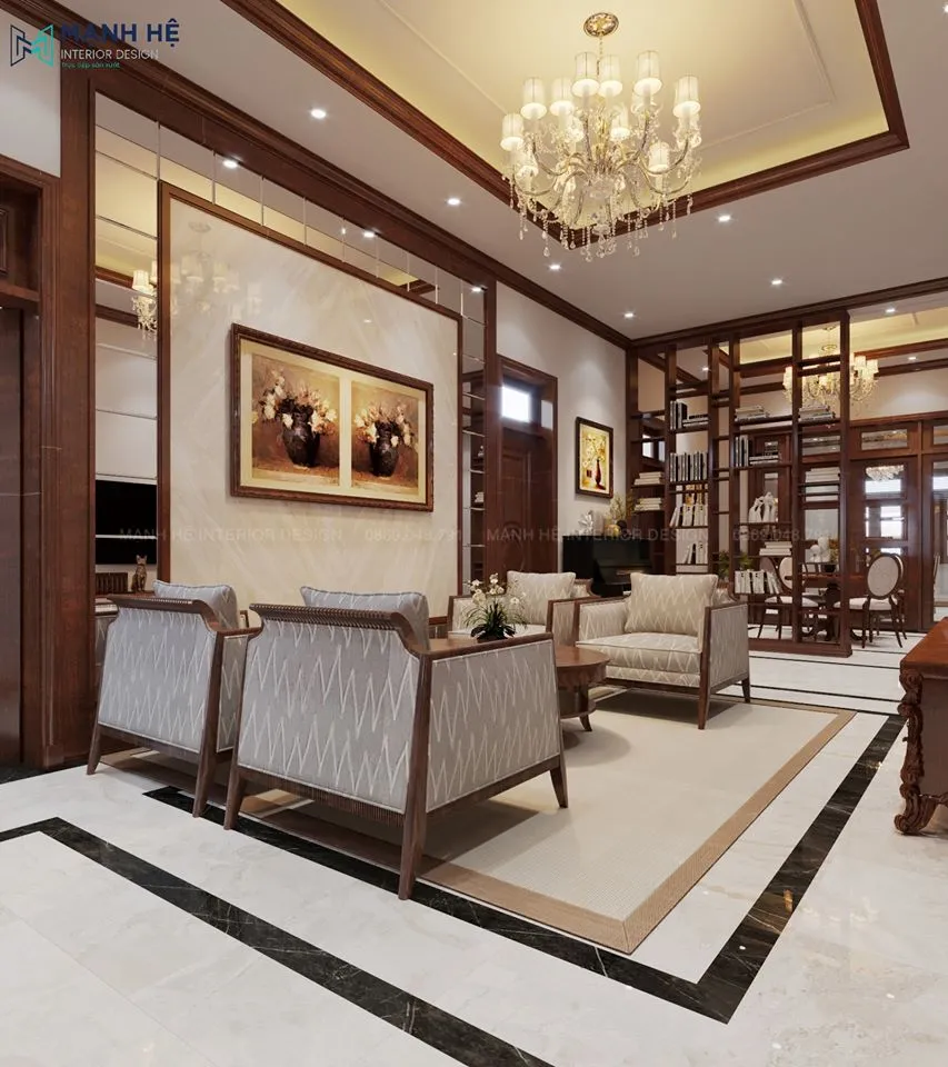 Mẫu bàn ghế gỗ phòng khách gỗ Óc Chó tự nhiên đẳng cấp