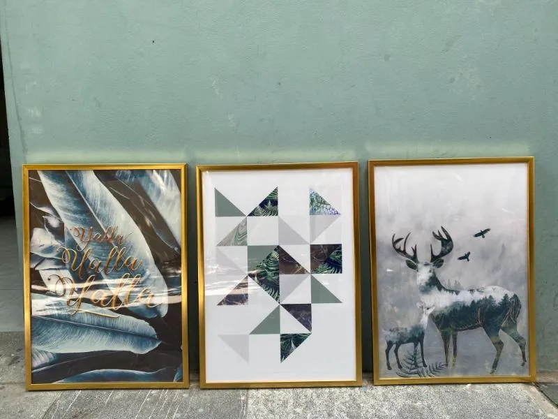 Dòng khung tranh nhựa composite đa dạng mẫu mã và màu sắc hiện đại