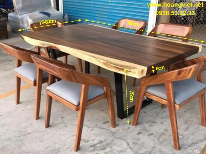 Bàn ăn 6 ghế Katakana