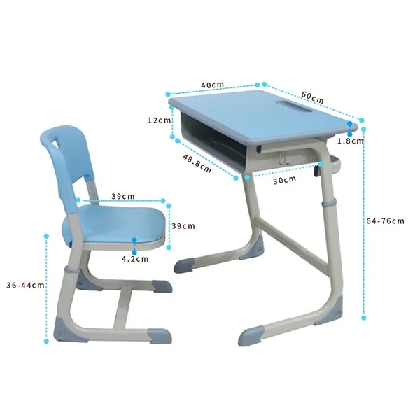 Bộ bàn học chống gù điều chỉnh kích thước bàn học trẻ em