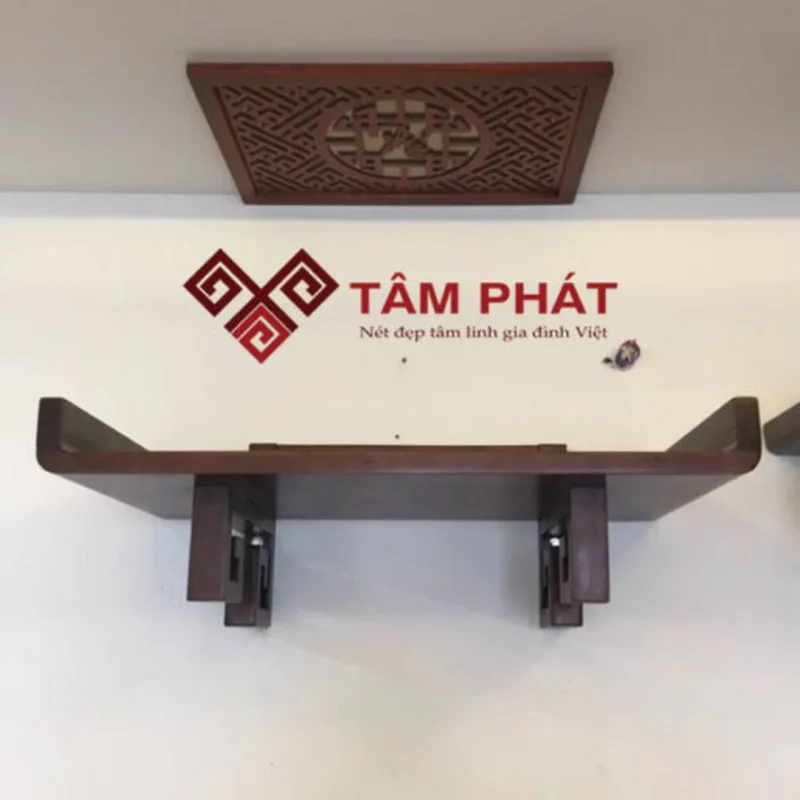 Kích thước bàn thờ treo tường chuẩn phong thủy Lỗ Ban