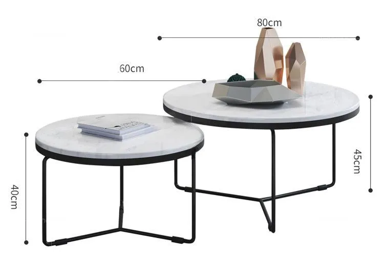 Bàn trà tròn nhỏ đường kính 50cm gỗ cao su tự nhiên