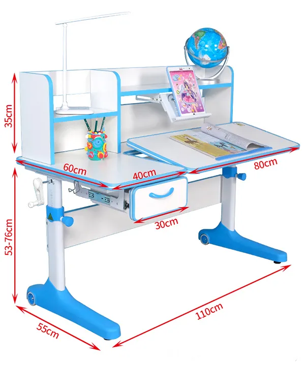 Kích thước bàn học chống gù chống cận
