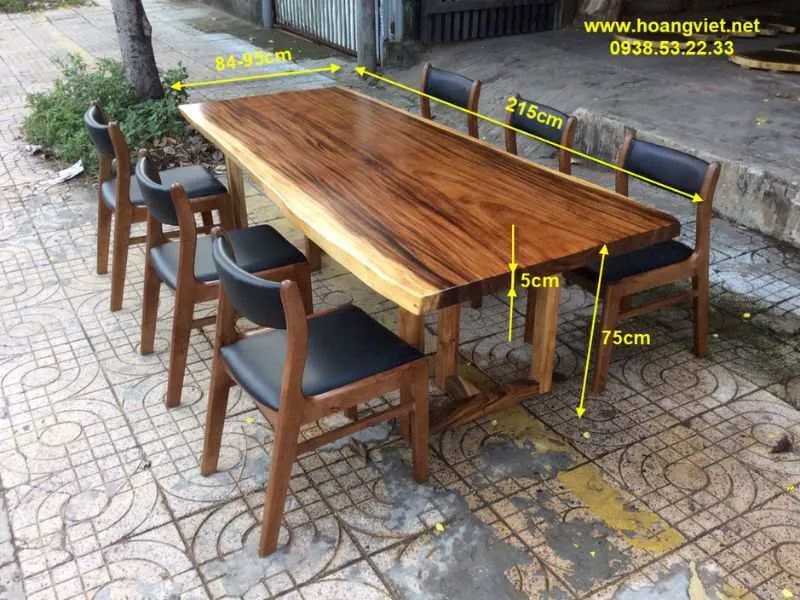 Bàn ăn 6 ghế Bella