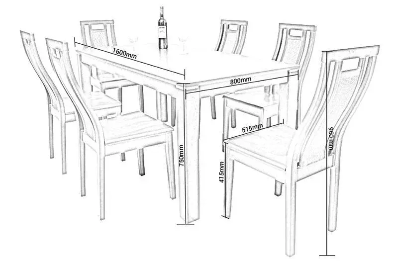 Lựa chọn ghế ăn thấp hơn bàn ăn 20-40cm sẽ giúp bạn ngồi ăn uống thoải mái