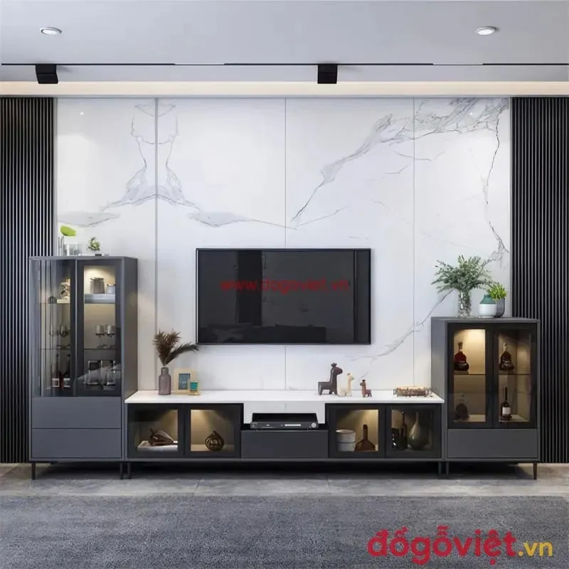 Kệ tivi phòng khách lớn cho TV 55-65 inch