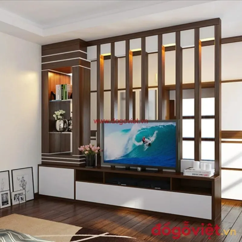 Hệ tủ kệ tivi tổng thể