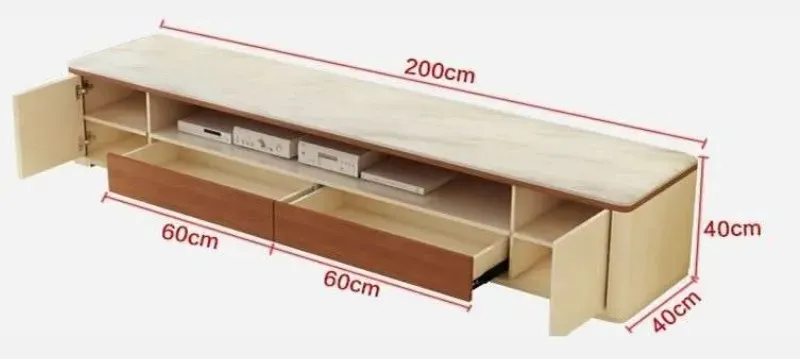 Kệ tivi treo tường phòng ngủ thường nhỏ gọn và có nhiều ngăn tủ kín