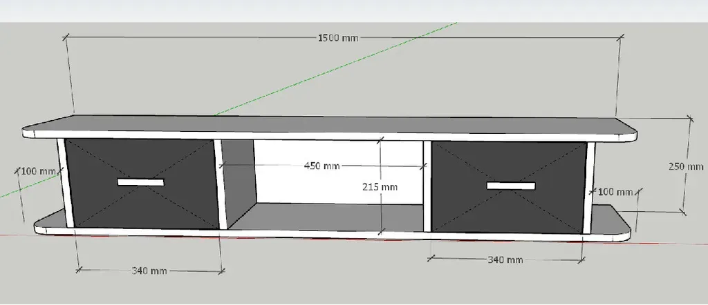 Kệ tivi treo tường cho màn hình 32-40 inch thường có kích thước nhỏ gọn