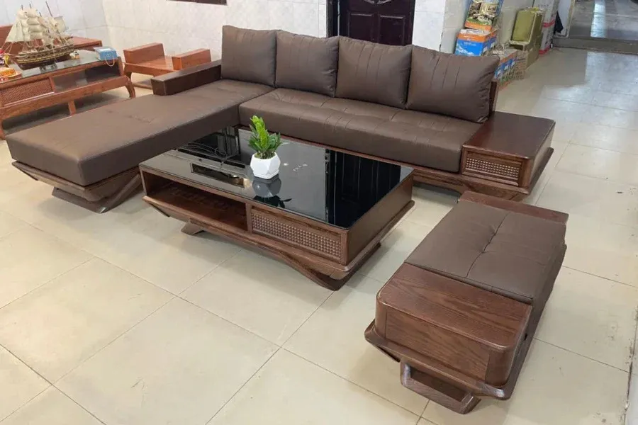 Kích thước sofa gỗ chữ L