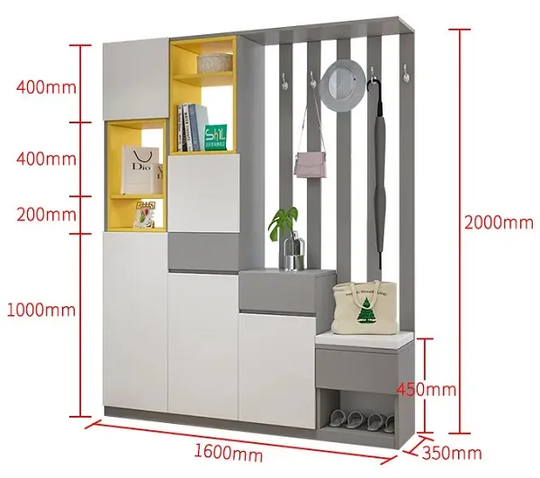 Tủ giày kịch trần