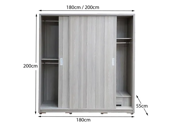 Tủ quần áo cánh lùa tiết kiệm không gian