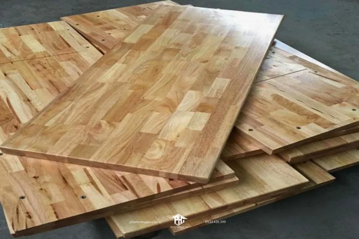 Ván gỗ ghép thanh có kích thước chuẩn giúp việc sản xuất nội thất trở nên dễ dàng