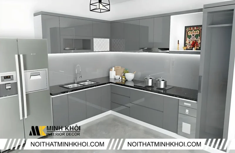 Không đặt bàn thờ ông Táo trên nóc tủ kiêng kỵ khi đặt bàn thờ ông Táo trên nóc tủ bếp