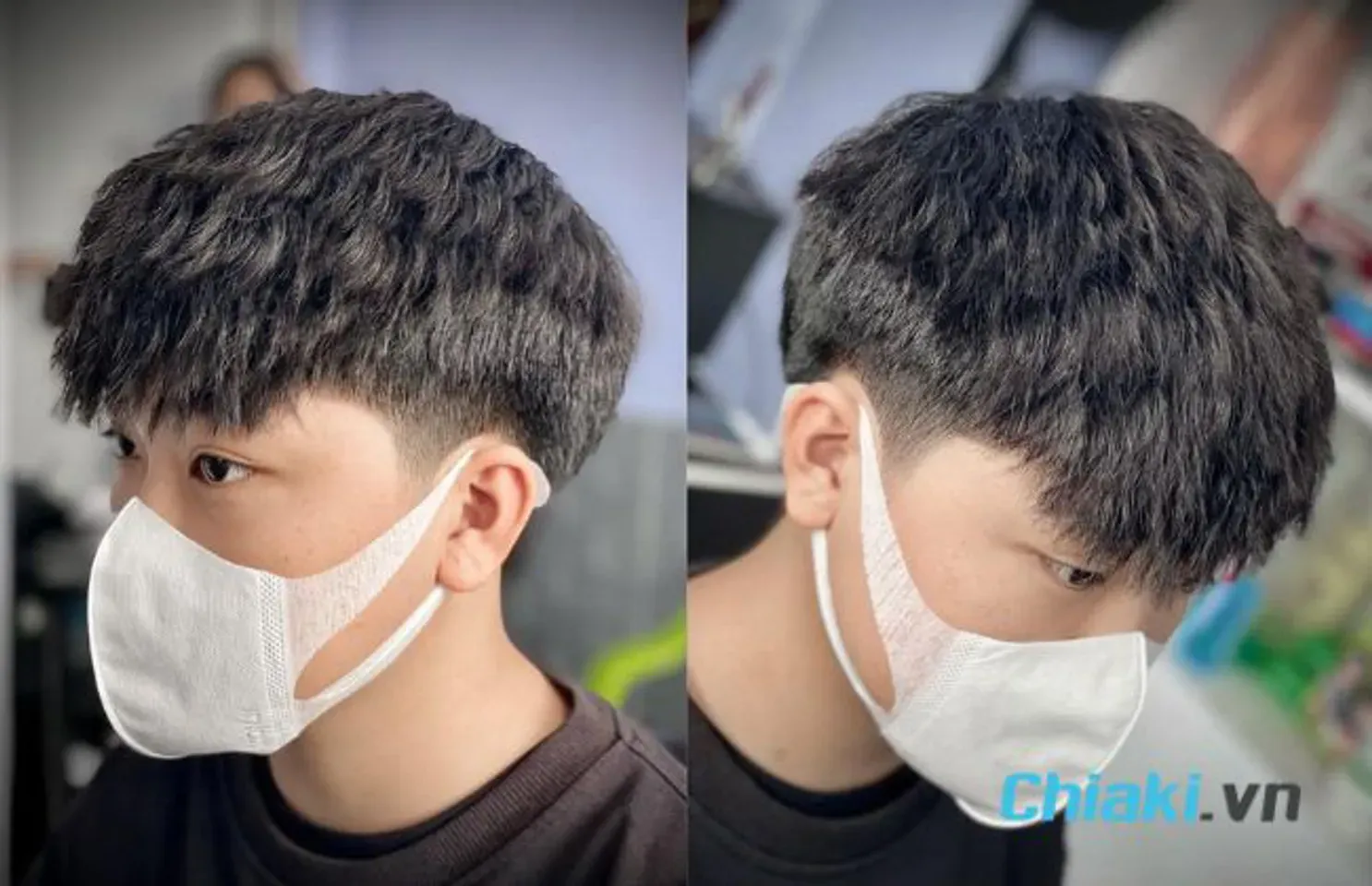Kiểu tóc nam layer uốn con sâu giúp gương mặt cân đối và thu hút