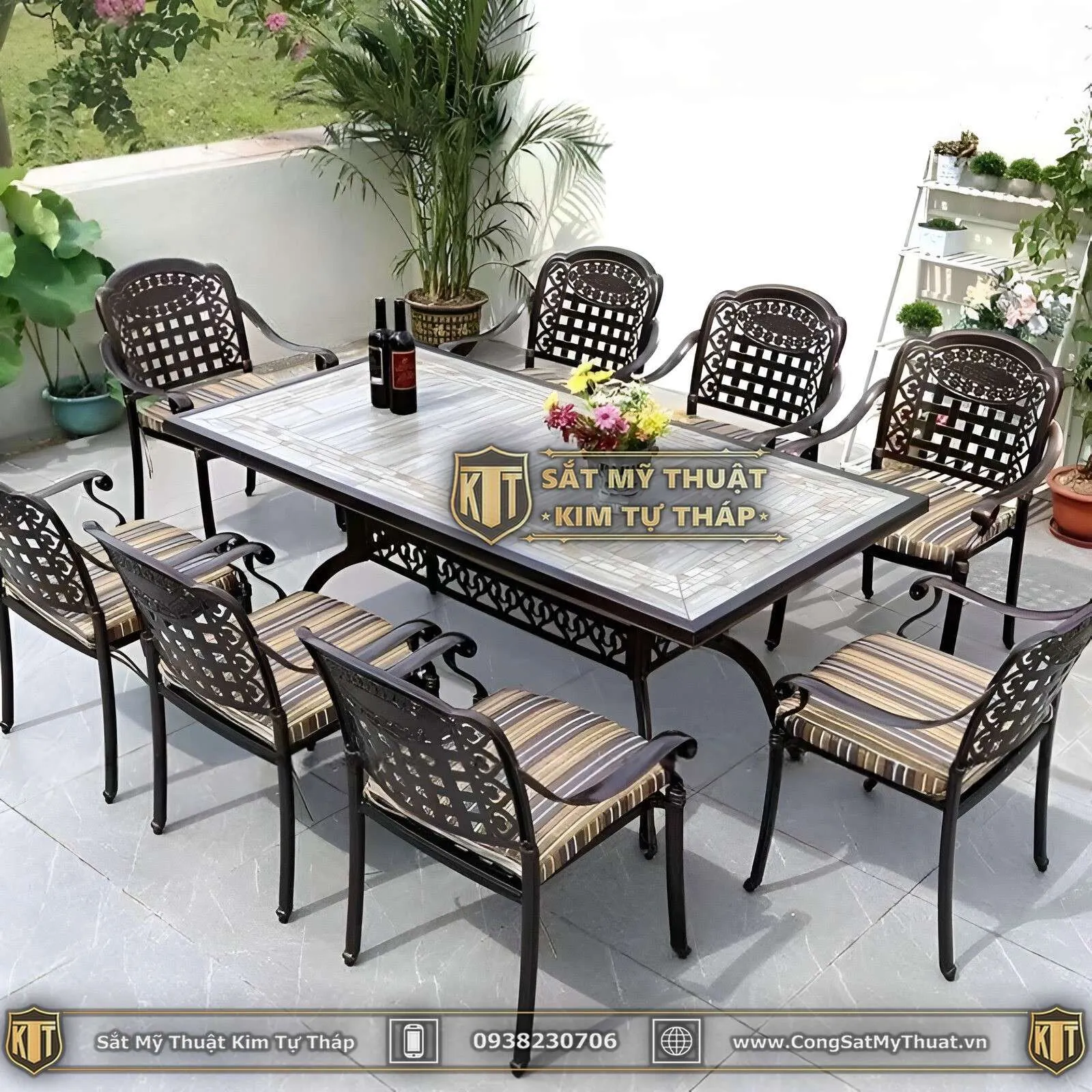 Quy trình sản xuất bàn ghế sắt