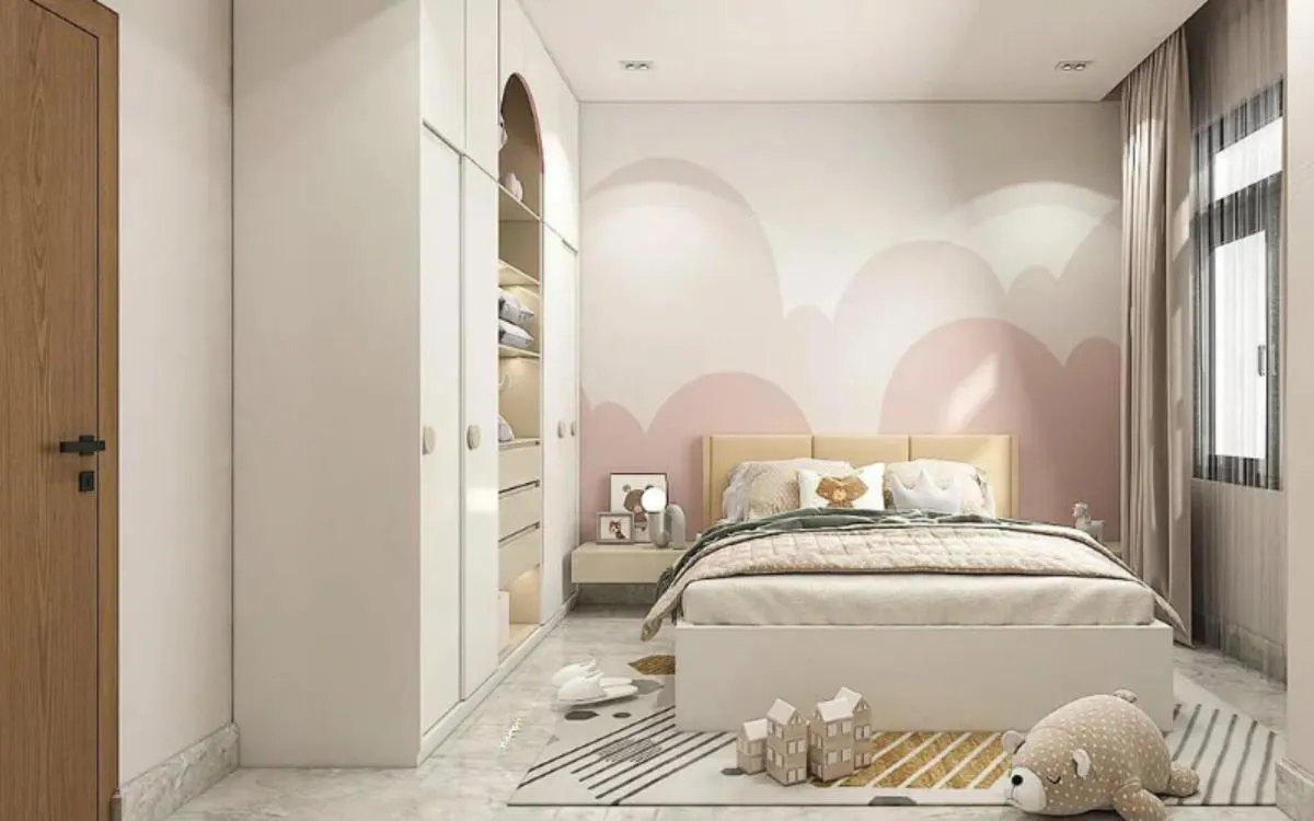 Phòng ngủ bé gái 5 tuổi