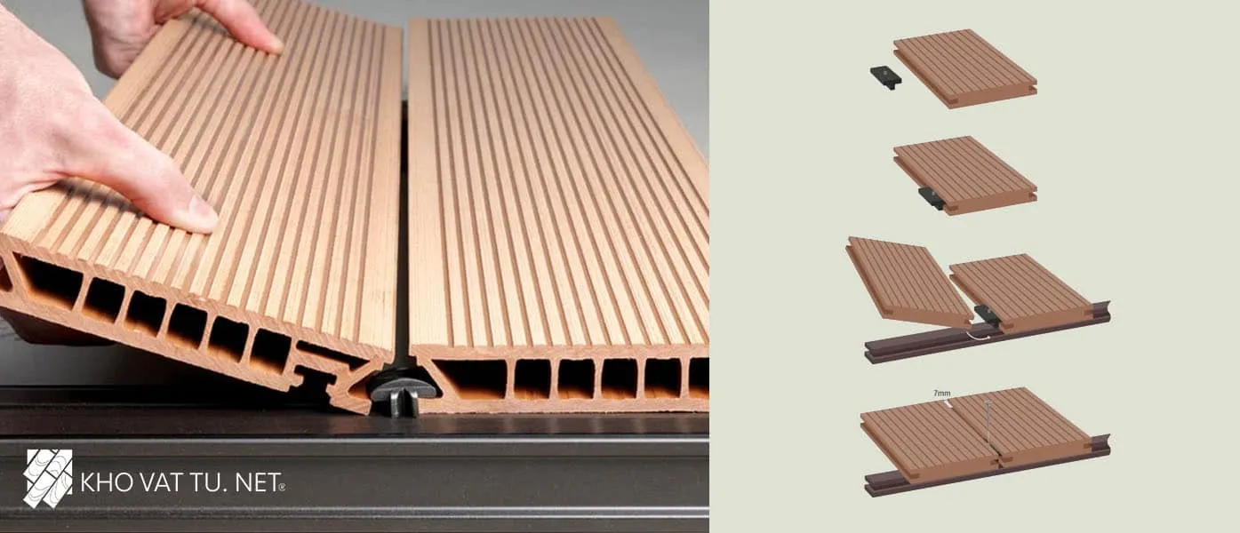 Sàn gỗ ngoài trời ít bị tác động bởi ngoại cảnh