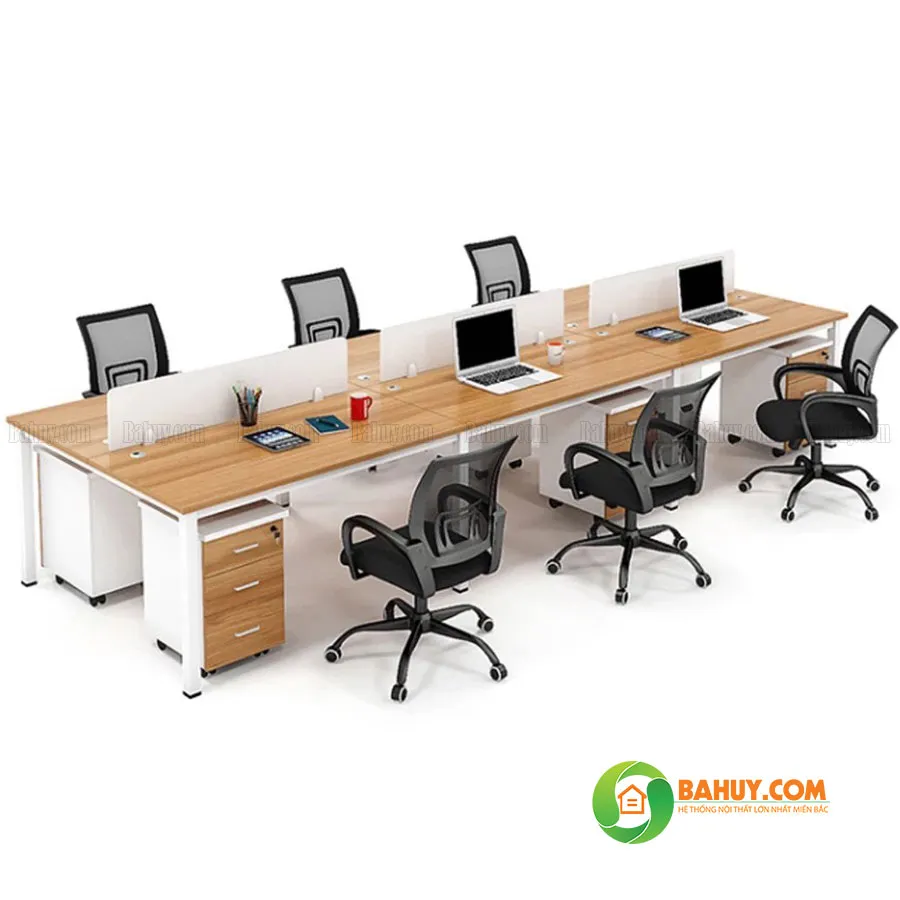 Cụm bàn làm việc CB18 thanh lý, nâng cấp không gian làm việc