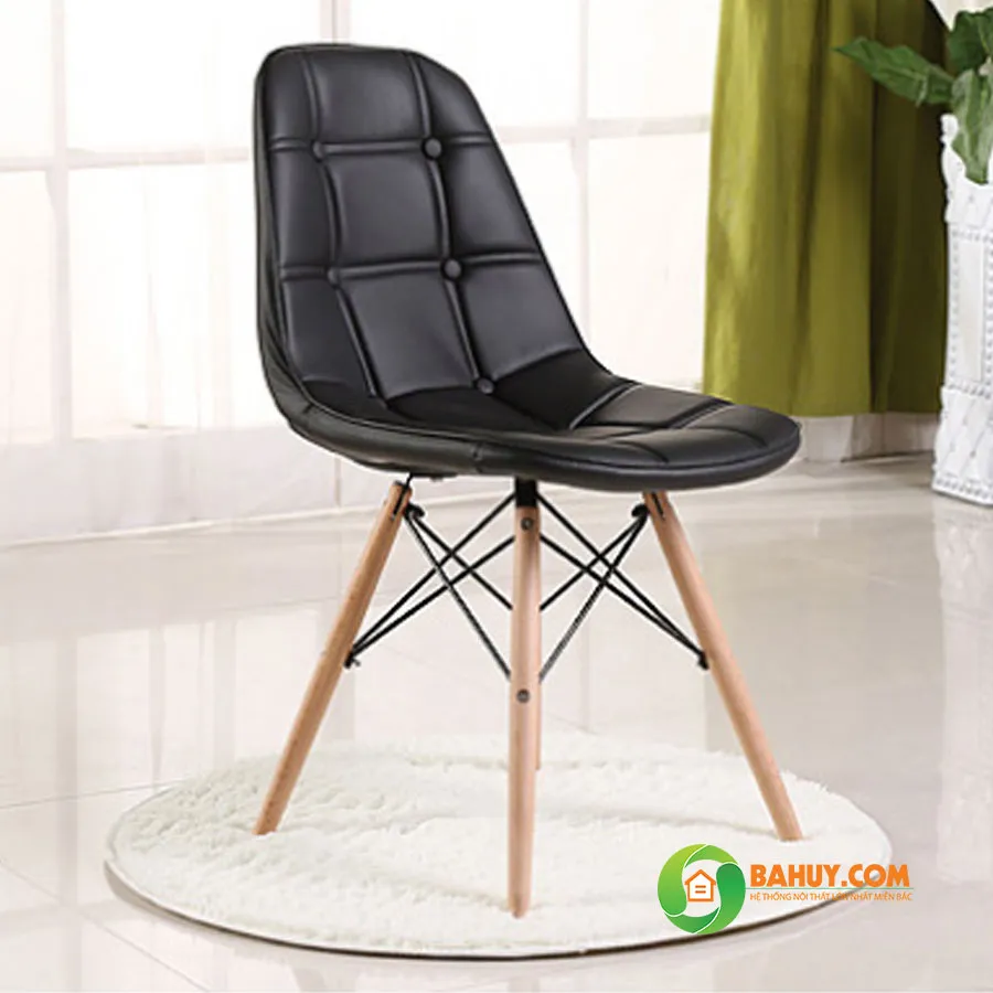 Ghế cafe Eames J4 màu vàng thanh lý