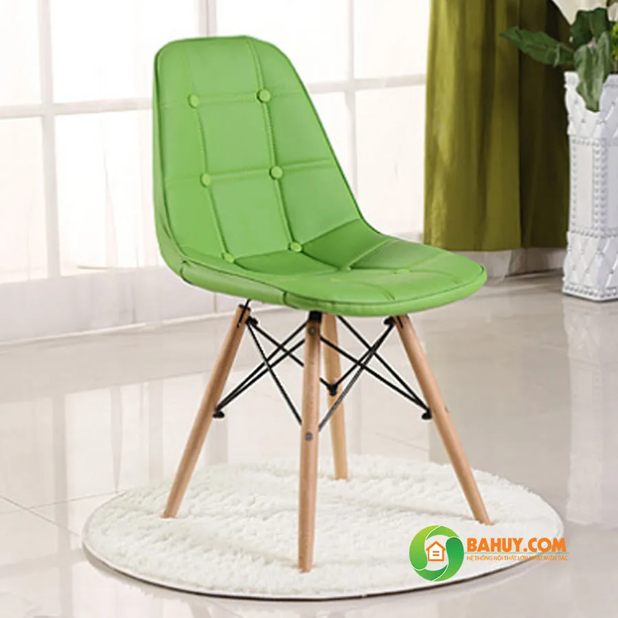 Ghế cafe Eames J4 màu xanh thanh lý