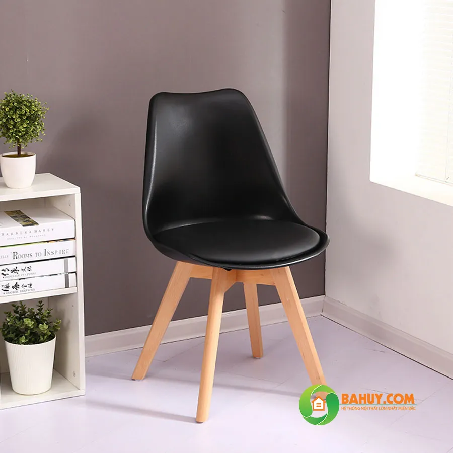 Ghế cafe Eames J5 màu đen thanh lý