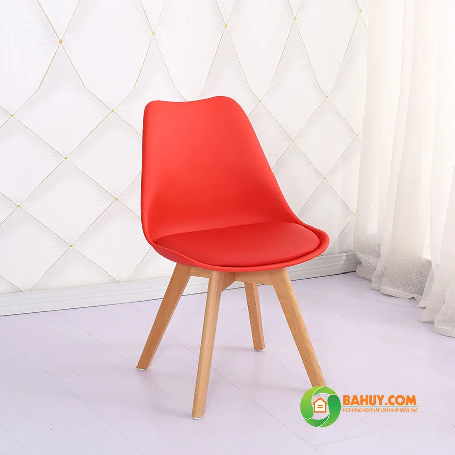 Ghế cafe Eames J5 màu đỏ thanh lý