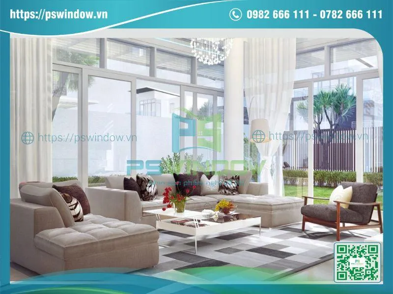 Lựa chọn mẫu cửa phòng khách phù hợp