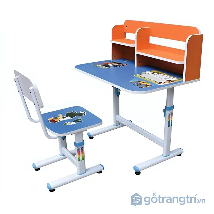 Bàn học có mặt bàn nâng hạ thông minh