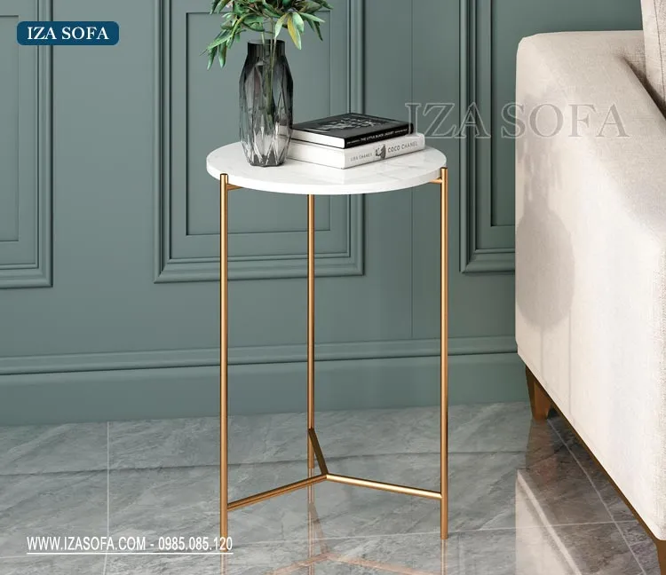 Mẫu bàn nhỏ hiện đại thiết kế đơn giản với ngăn chứa đồ