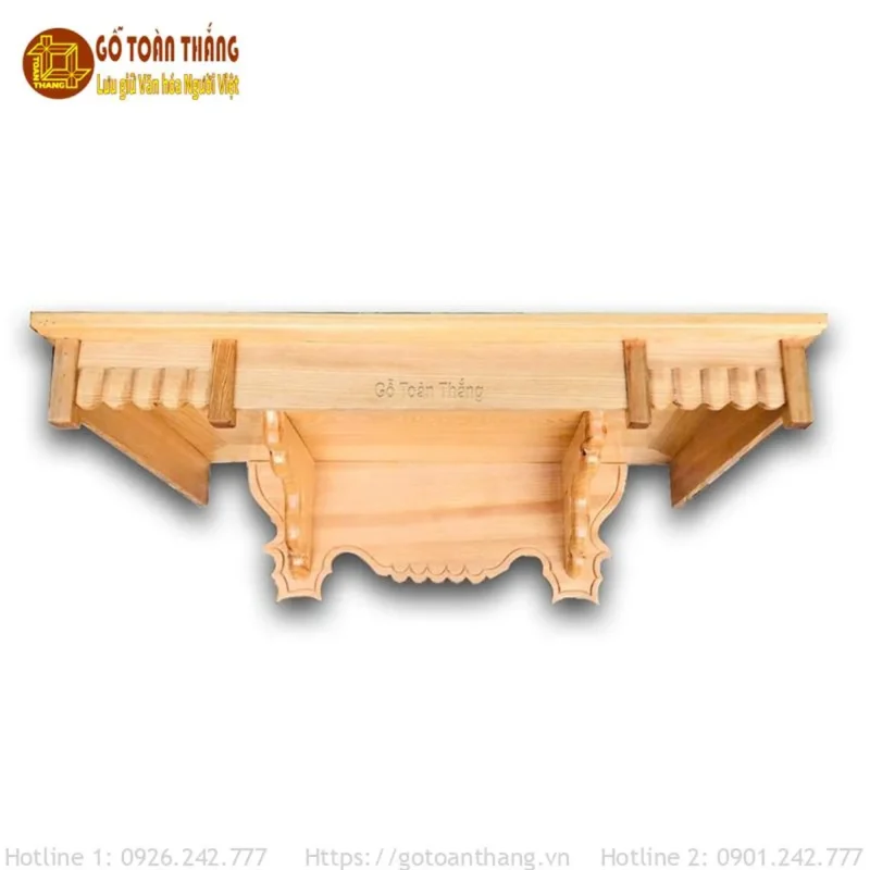 Mẫu bàn thờ Công giáo gỗ Pơ mu cao cấp và sang trọng