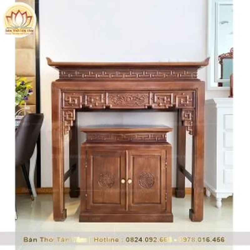 Mẫu bàn thờ treo tường căn hộ nhỏ