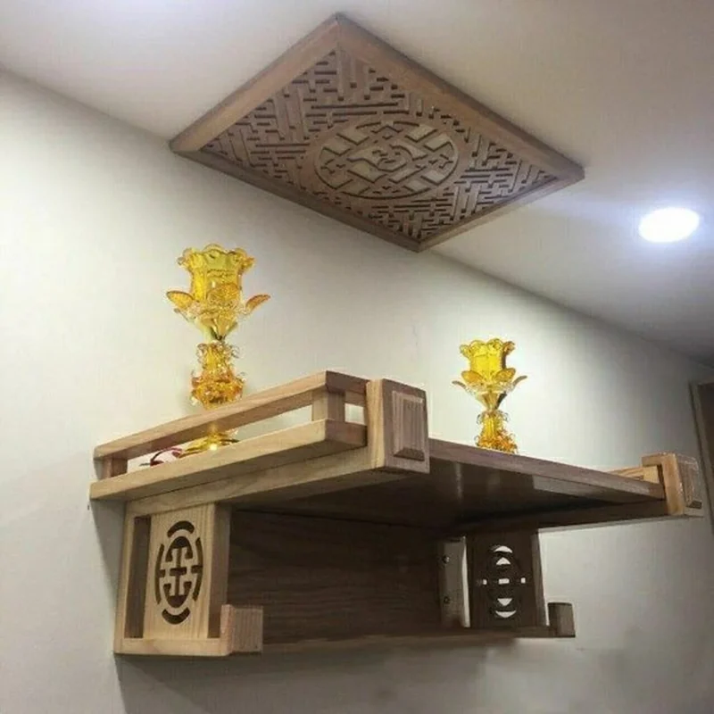 Mẫu bàn thờ treo tường đẹp hiện đại nhỏ gọn mẫu bàn thờ treo tường đẹp hiện đại nhỏ gọn cho chung cư