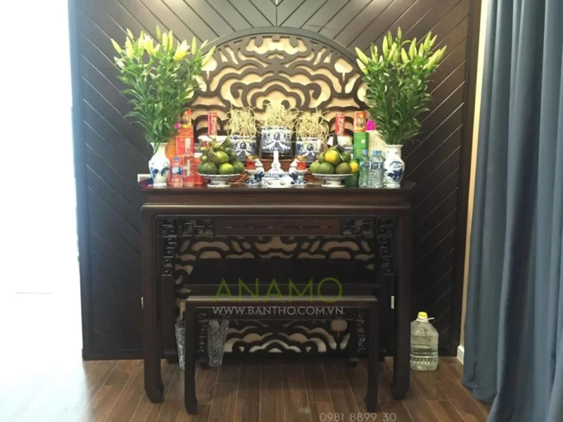 Mẫu bàn thờ treo tường
