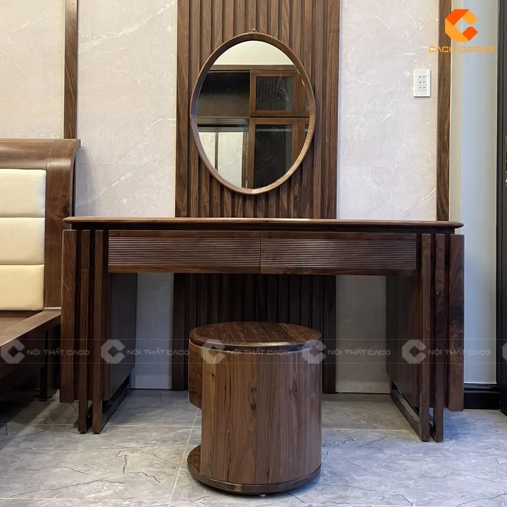 Bàn Trang Điểm Gỗ Tự Nhiên Đẹp, Cao Cấp, Sang Trọng 16