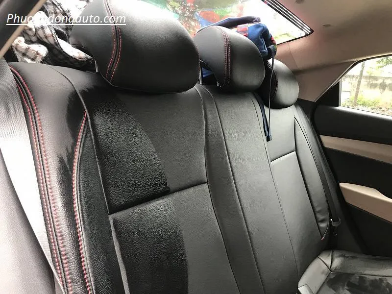 Mẫu bọc ghế da đơn giản nhưng vẫn đảm bảo sự tinh tế và chất lượng may đo