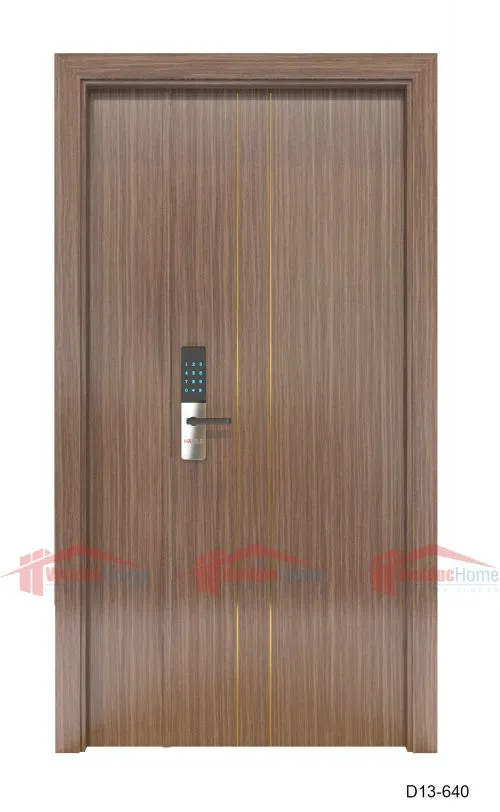 Cửa gỗ ép công nghiệp đẹp D13-640