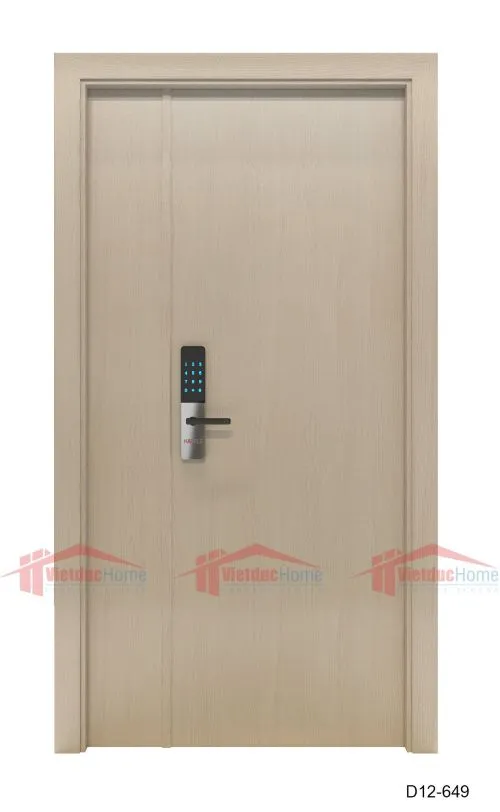 Cửa gỗ ép công nghiệp đẹp D12-649