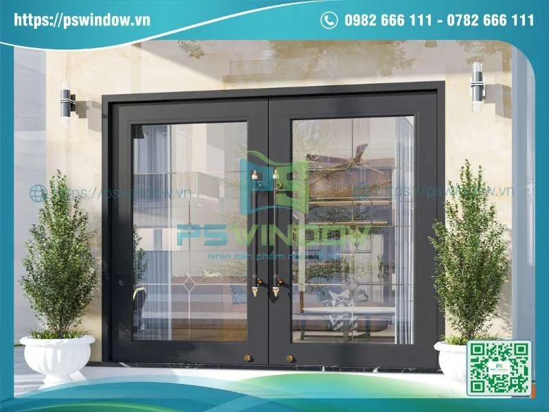 Cửa đi mở quay 2 cánh