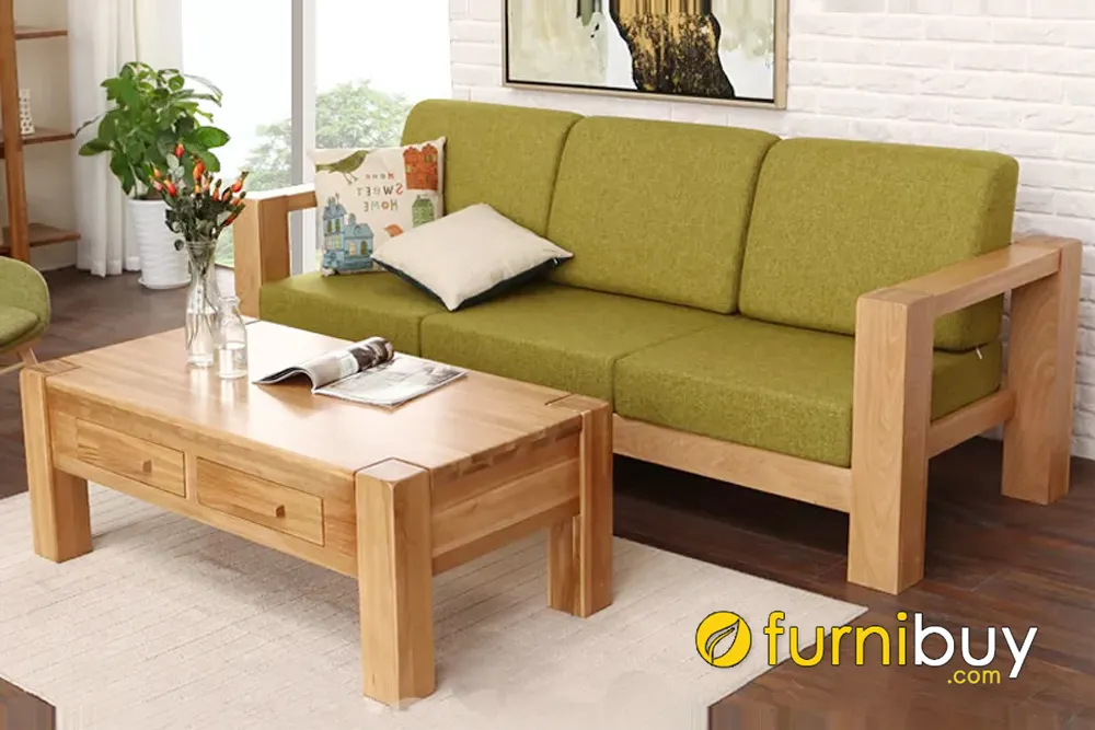 Tại Furnibuy có rất nhiều mẫu ghế gỗ băng dài giá rẻ