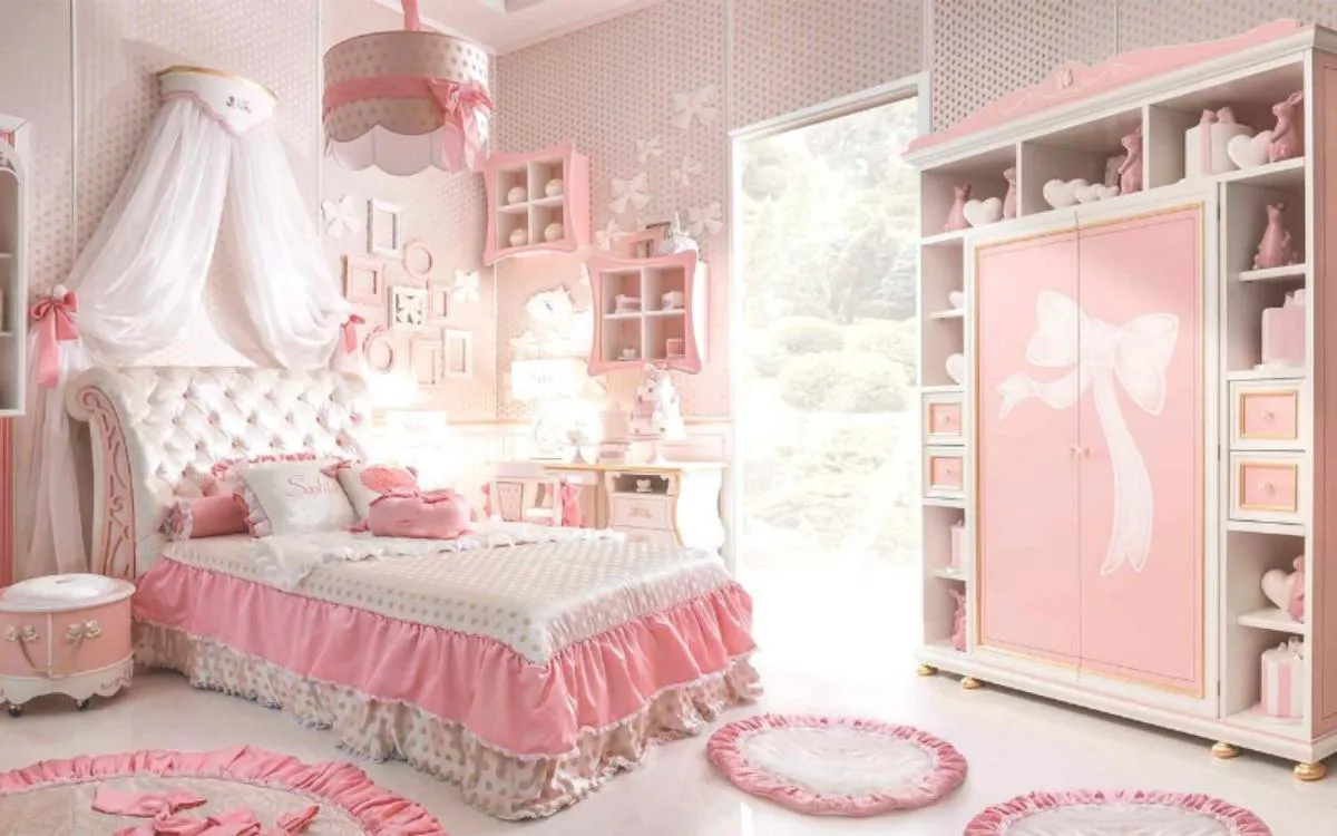 Phòng ngủ công chúa cho bé gái