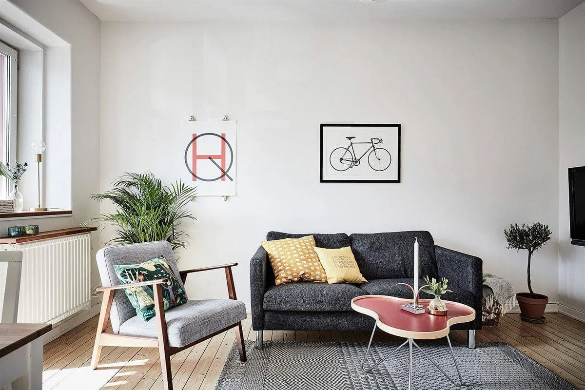 Mẫu retro cho không gian sống